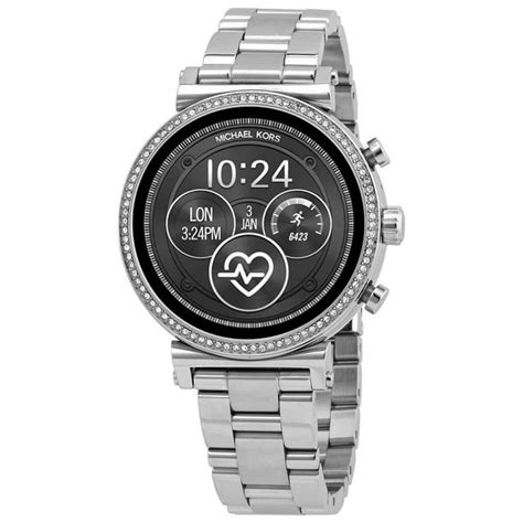 michael kors access sofie heart rate smartwatch 41mm stainless steel|Michael Kors .